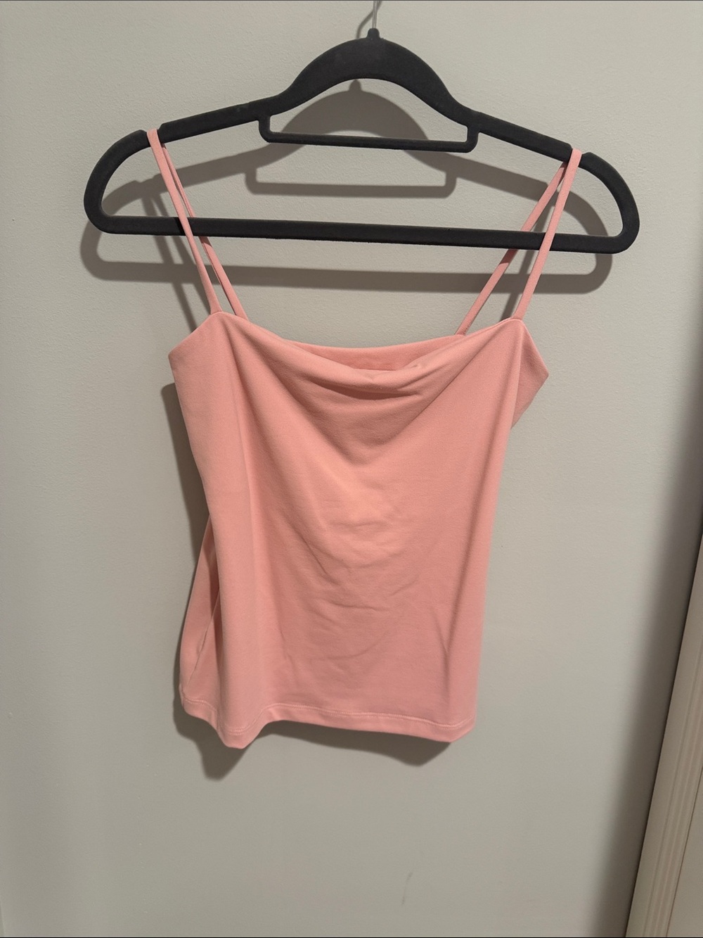 Susana Monaco Soft Pink Cowl-Neck Double-Strap Camisole